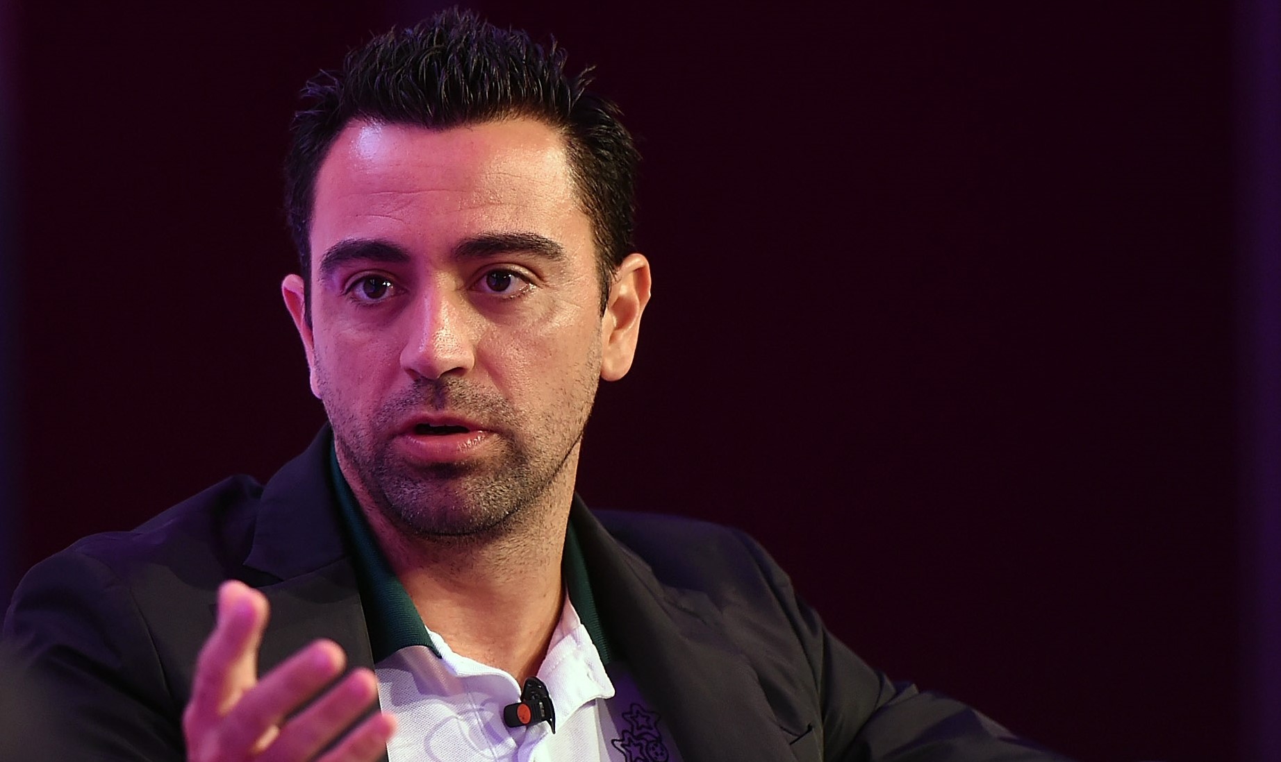 Xavi of Al-Sadd and formerly of Barcelona