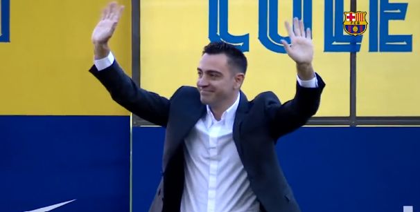Xavi Hernandez of FC Barcelona