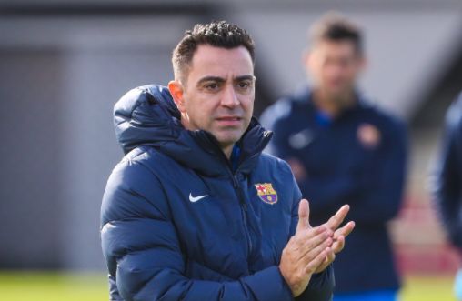 Xavi Hernandez of FC Barcelona