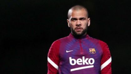 Dani Alves of FC Barcelona