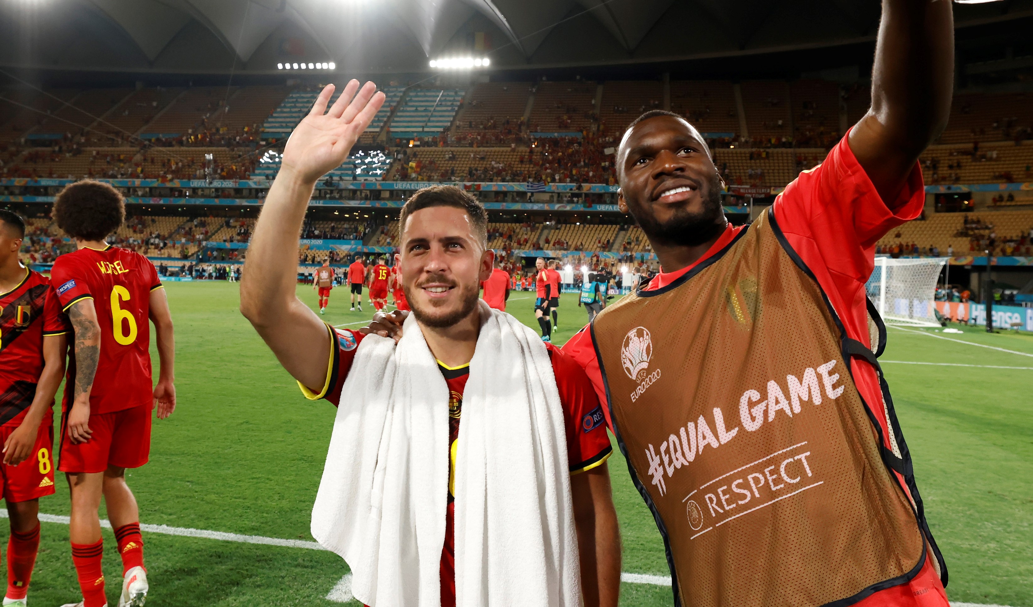 Eden Hazard and Romelu Lukaku