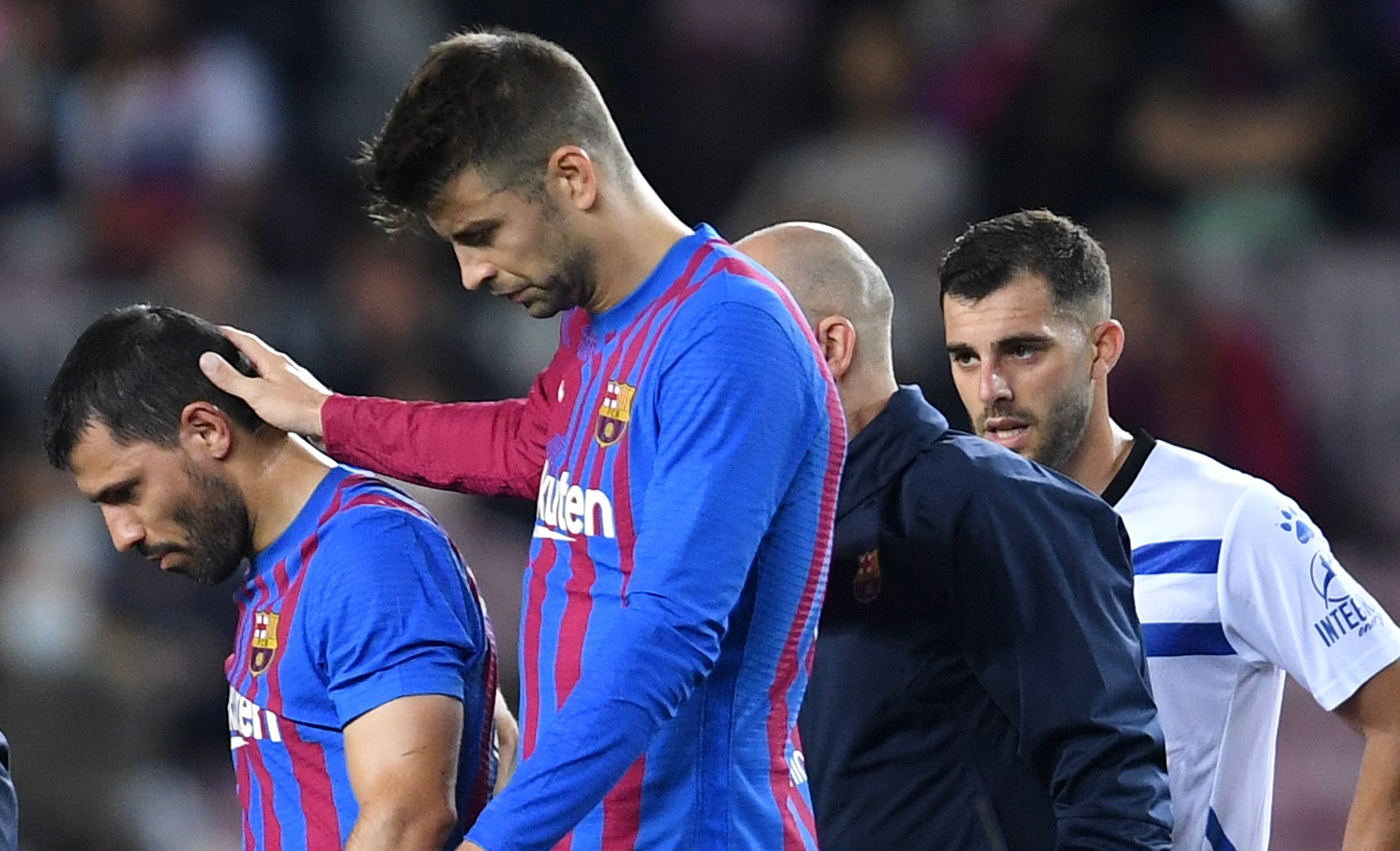Sergio Aguero of FC Barcelona