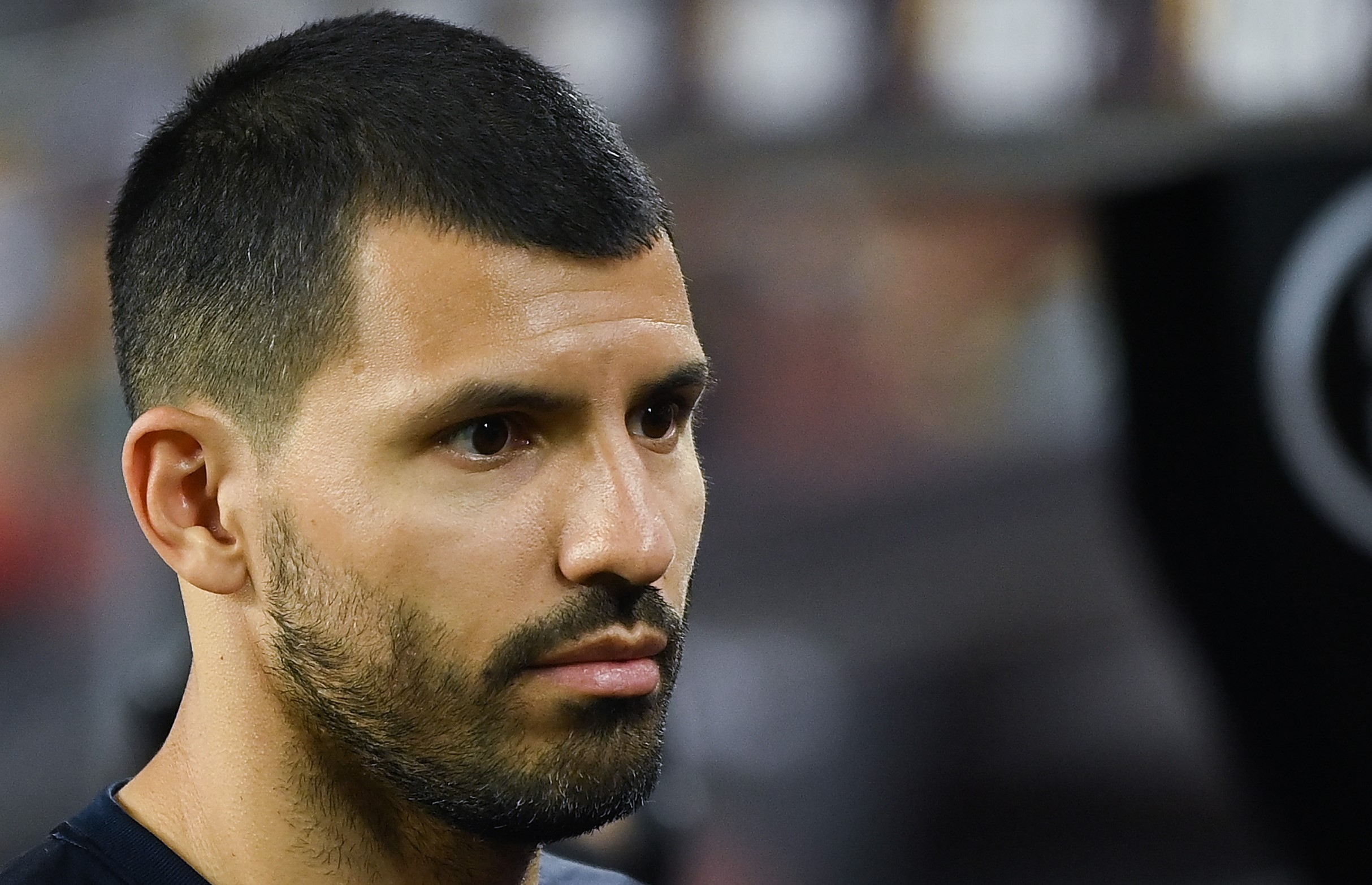 Sergio Aguero of FC Barcelona