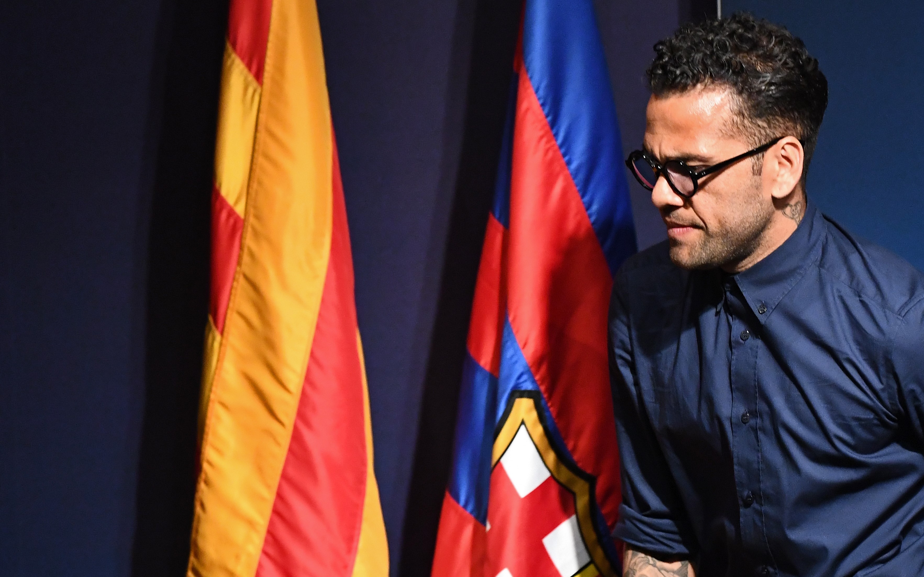 Dani Alves of FC Barcelona