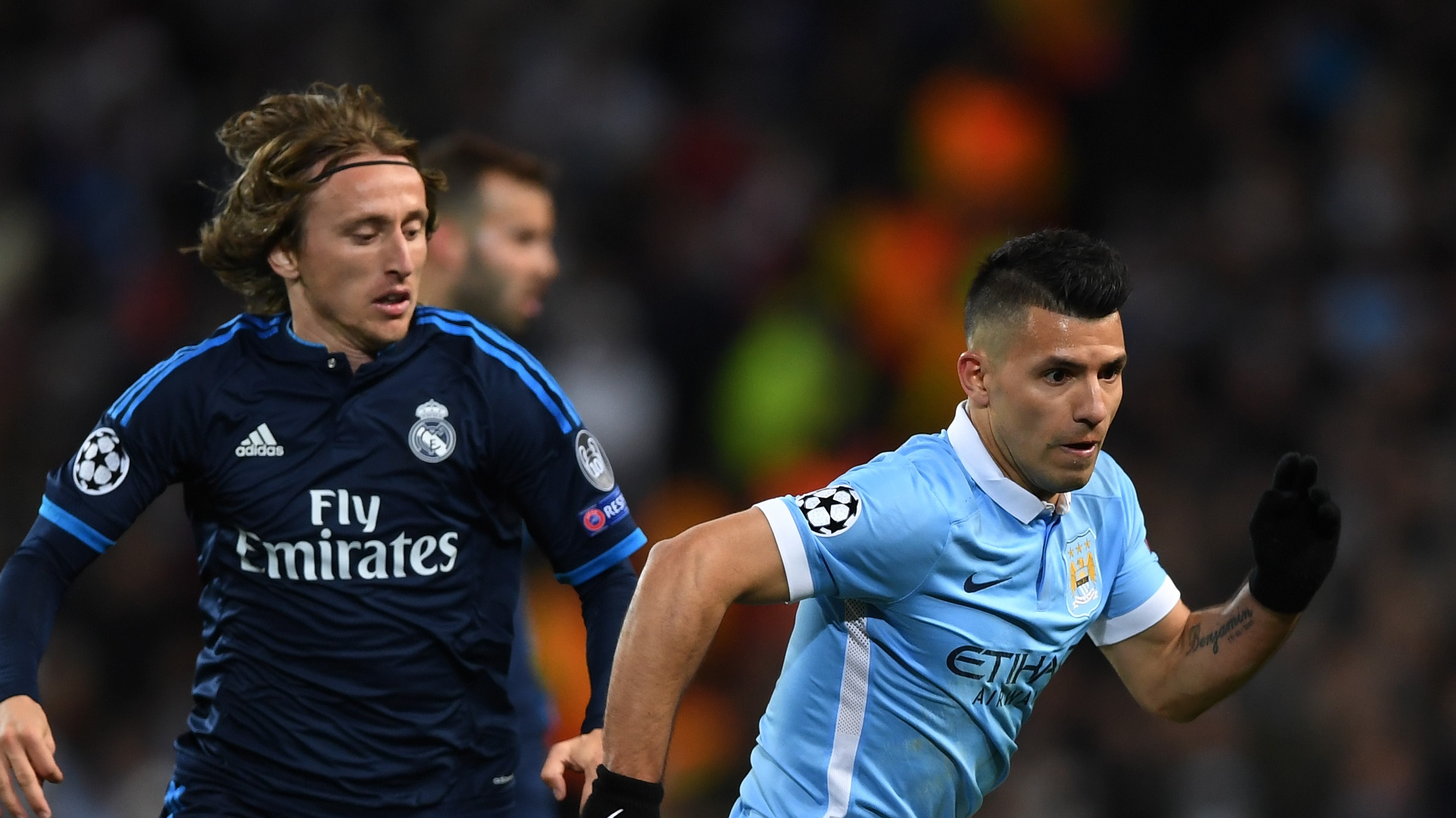 Luka Modric and Sergio Aguero