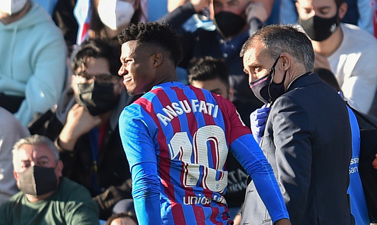 Barcelona handed key Ansu Fati injury boost after latest setback