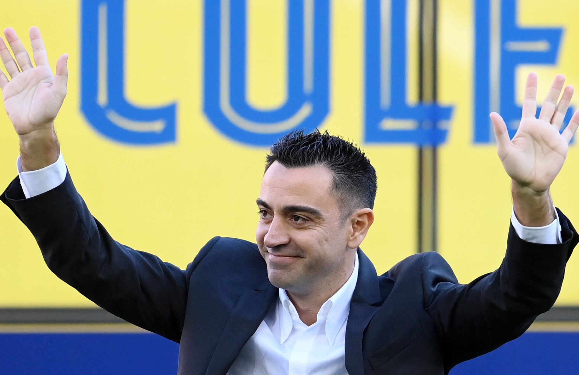 Xavi Hernandez of FC Barcelona
