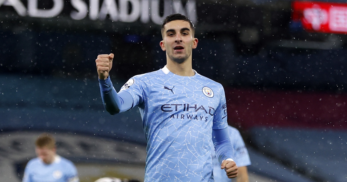 Ferran Torres of Manchester City