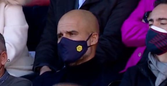 Sergio Aguero Pep Guardiola