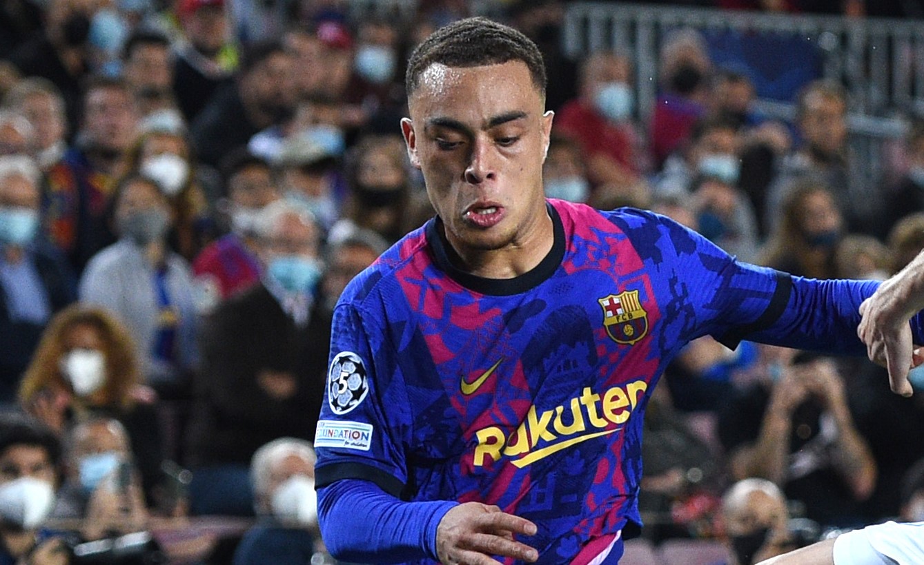 Sergino Dest of FC Barcelona