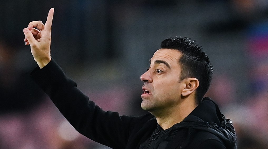 Xavi Hernandez of FC Barcelona