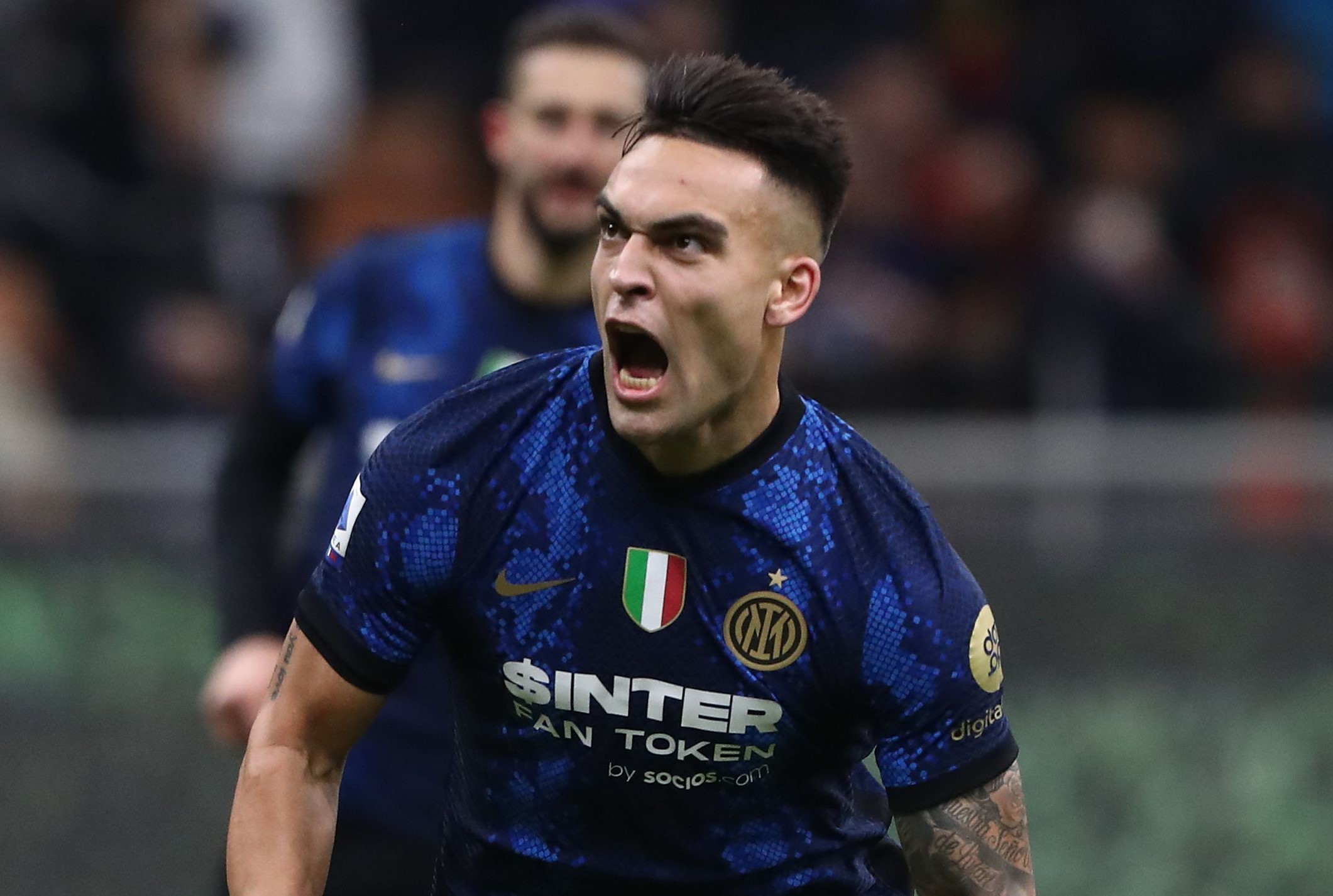 Lautaro Martinez of Inter Milan