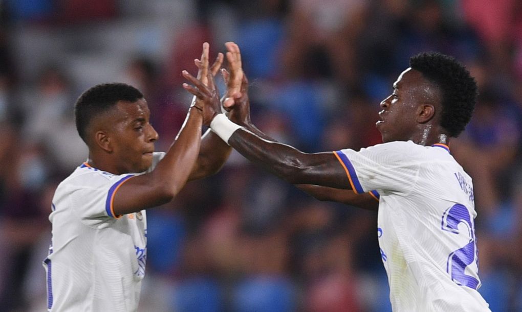 Rodrygo and Vinicius Junior of Real Madrid have been praised by Carlo Ancelotti