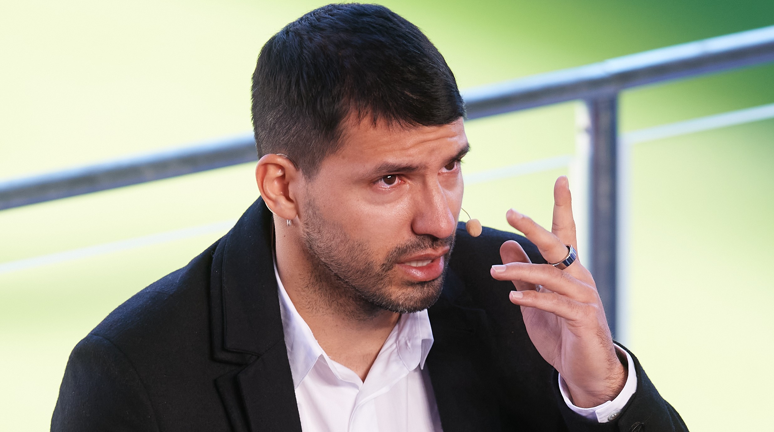 Sergio Aguero of FC Barcelona