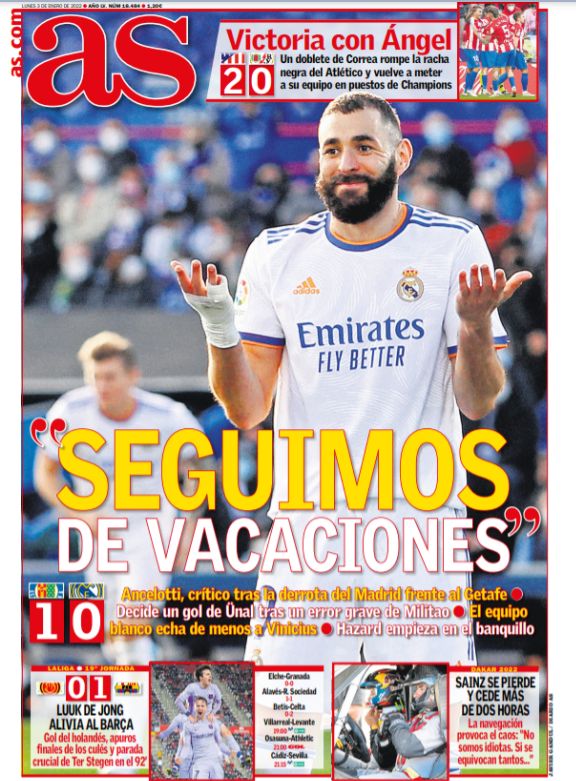 Diario AS Carlo Ancelotti Real Madrid