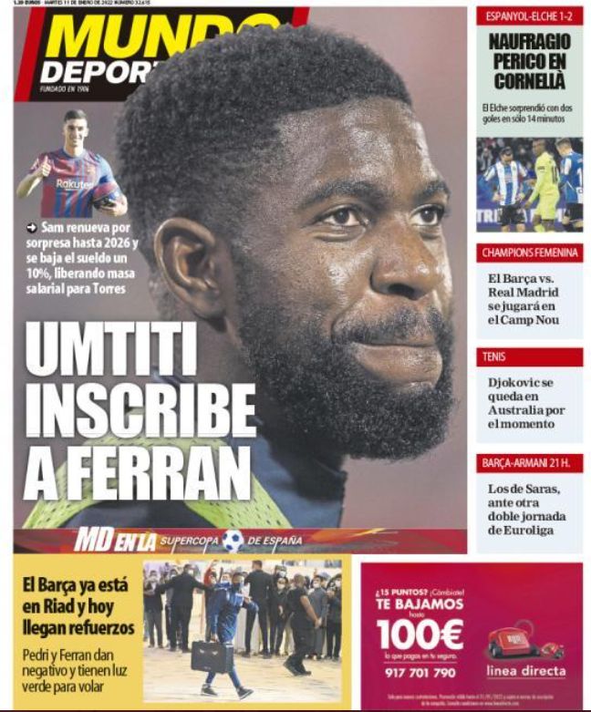 Mundo Deportivo Ferran Torres
