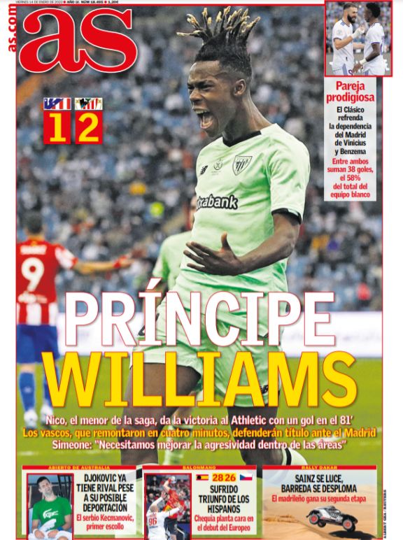Diario AS Nico Williams