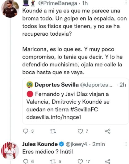 Jules Koundé of Sevilla