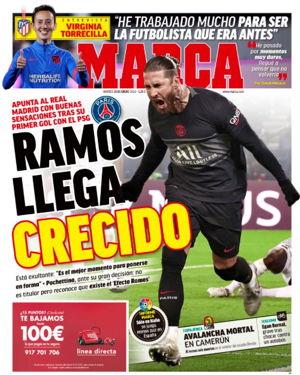 Marca Sergio Ramos