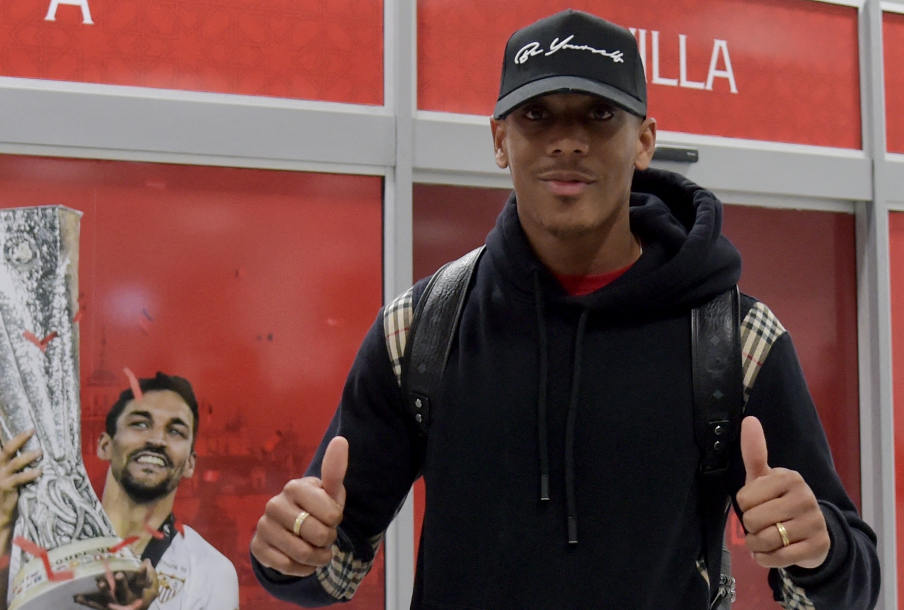 Anthony Martial of Man Utd and Sevilla