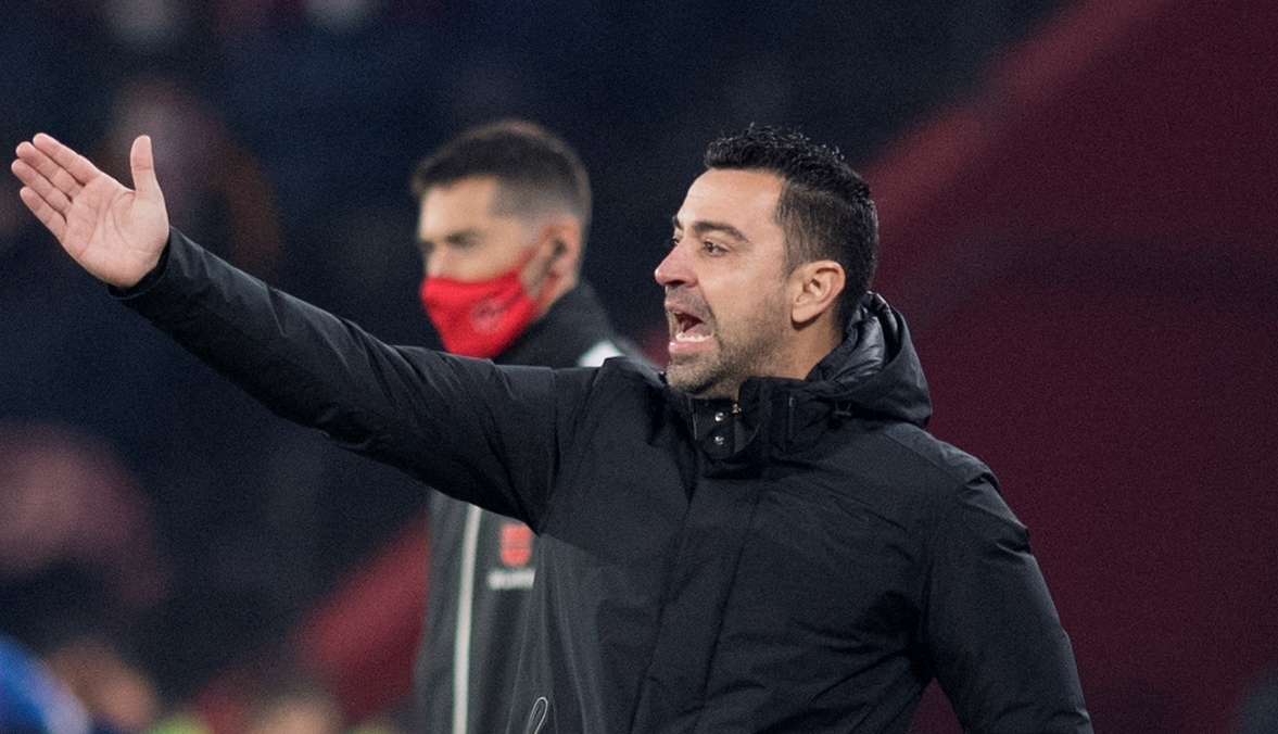 Xavi Hernandez of FC Barcelona