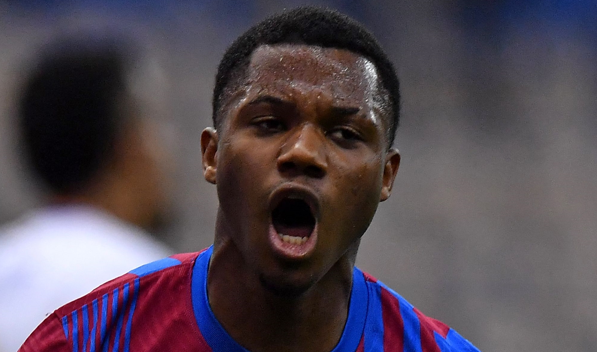 Ansu Fati of FC Barcelona Xavi Hernandez