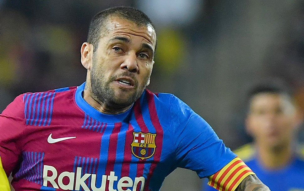 Dani Alves of FC Barcelona