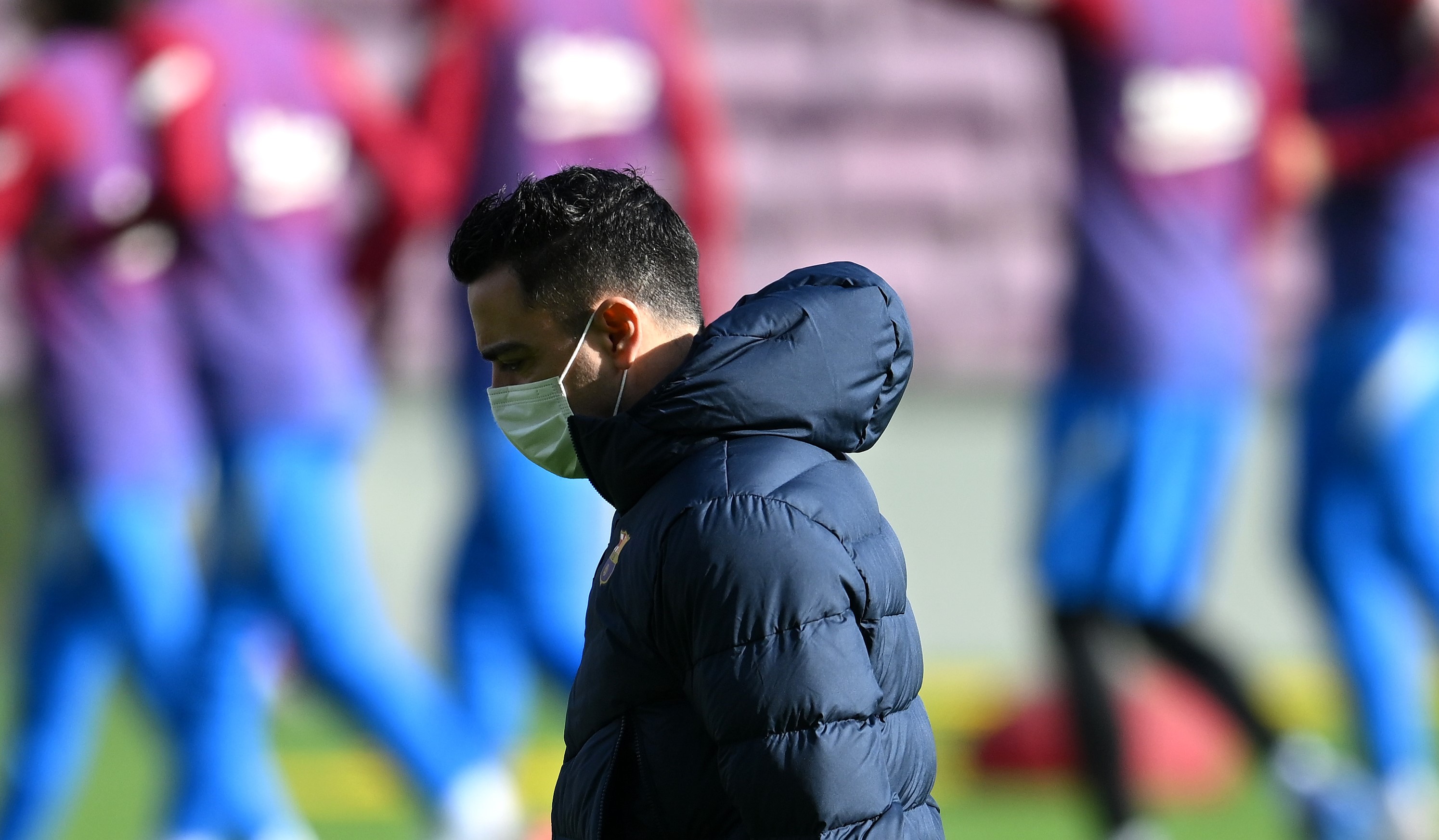 Xavi Hernandez of FC Barcelona