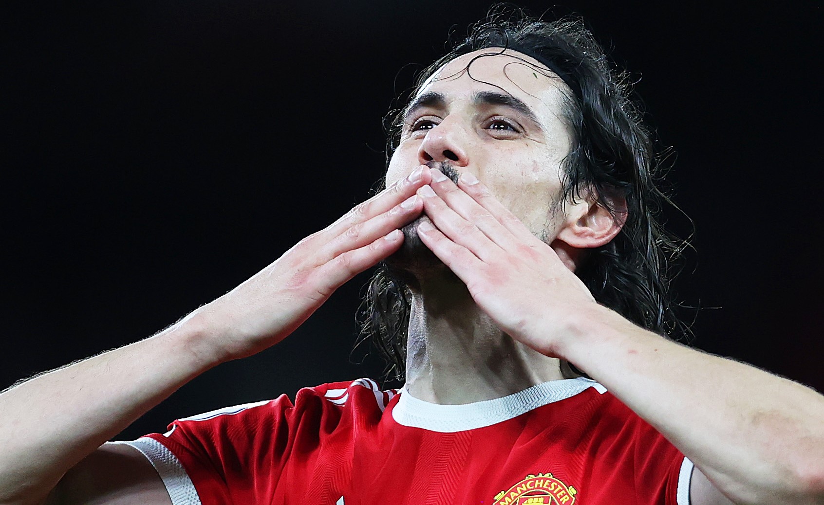 Edinson Cavani of Man Utd