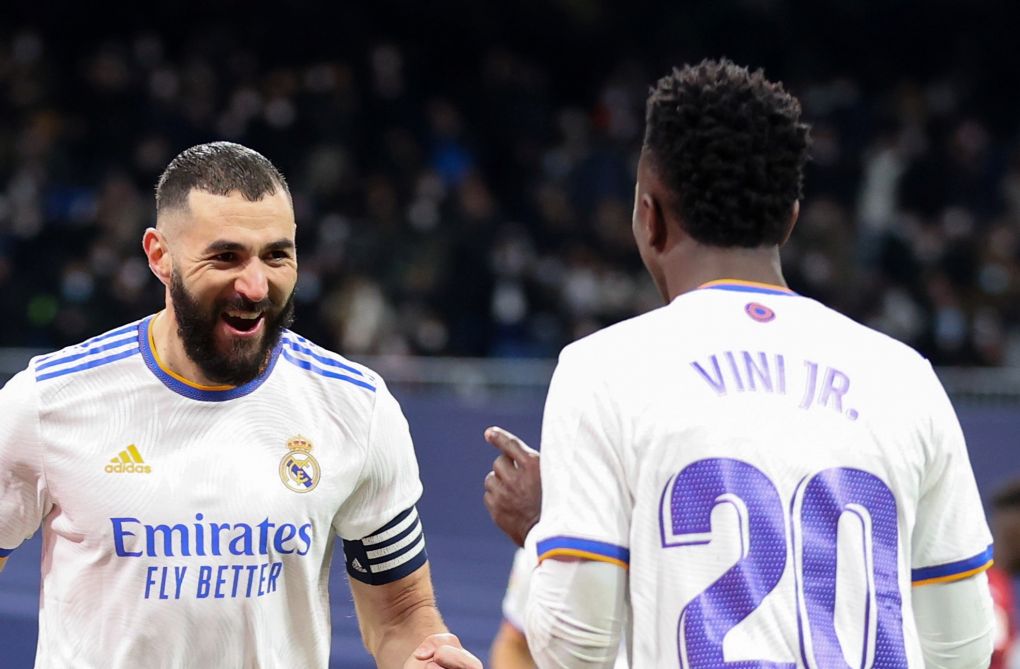 Karim Benzema and Vinicius