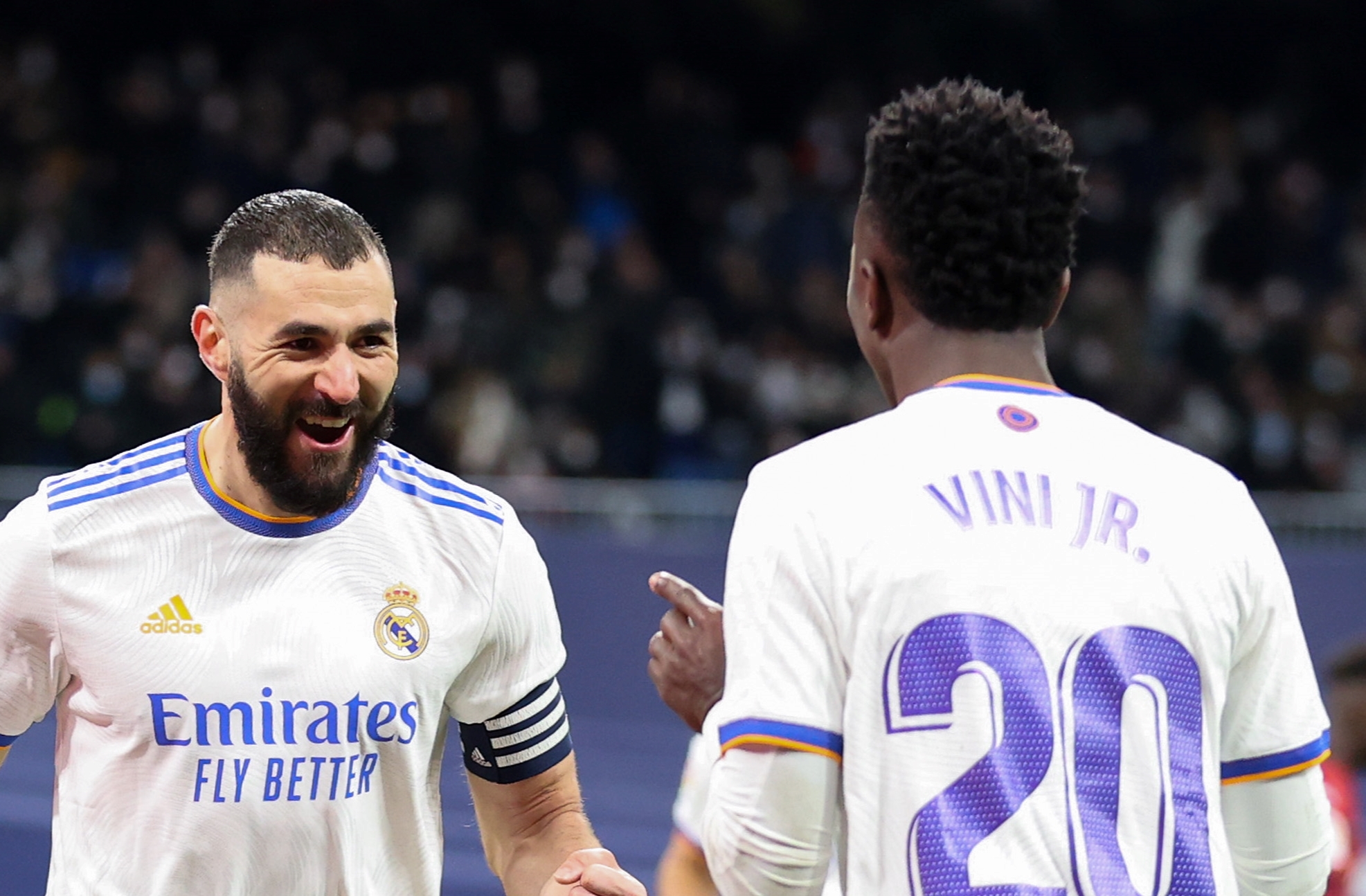 Karim Benzema and Vinicius