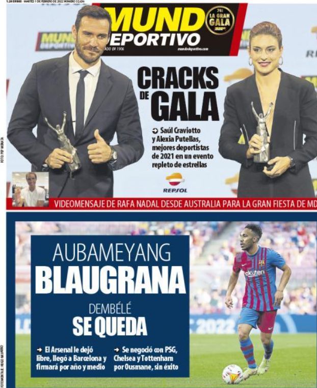 Mundo Deportivo Aubameyang