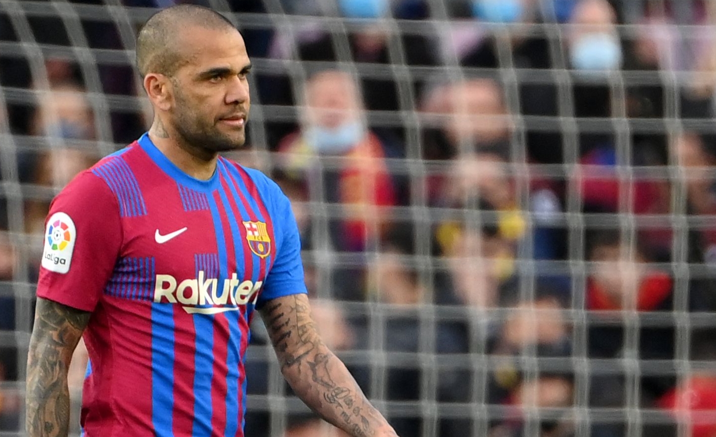 Dani Alves of FC Barcelona