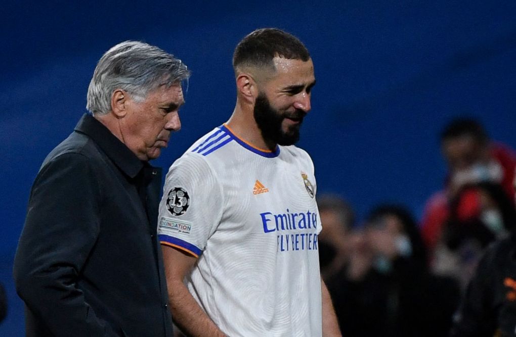 Carlo Ancelotti Karim Benzema