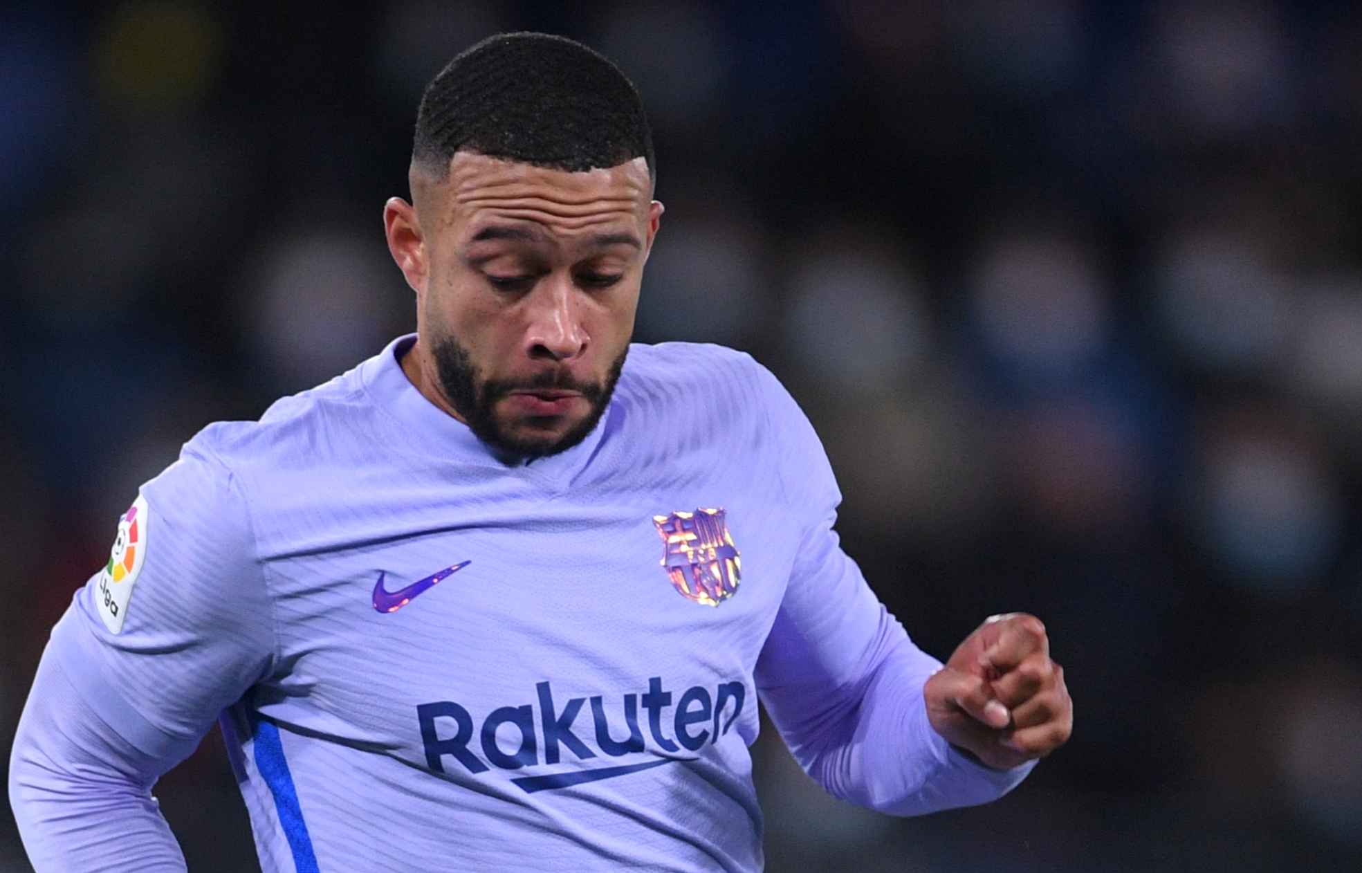 Memphis Depay of FC Barcelona
