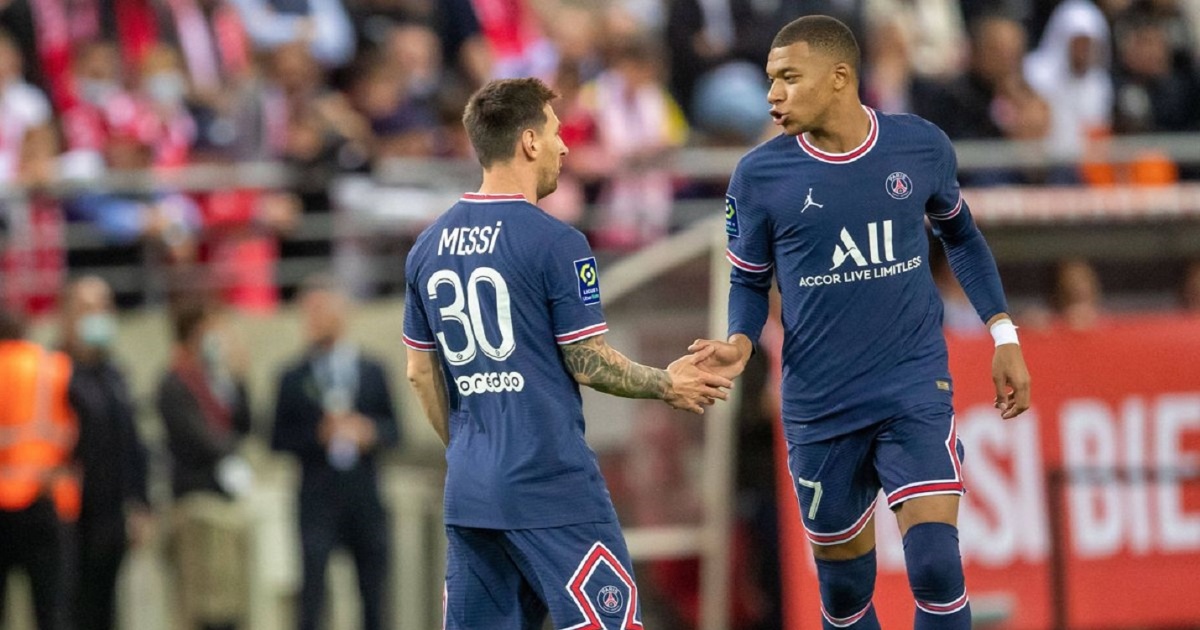 Lionel Messi and Kylian Mbappe