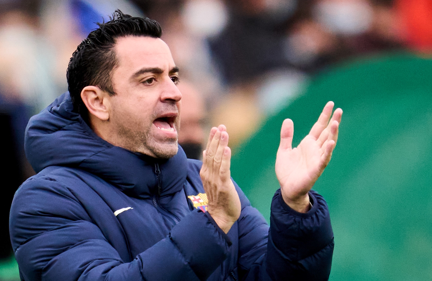 Xavi Hernandez of FC Barcelona