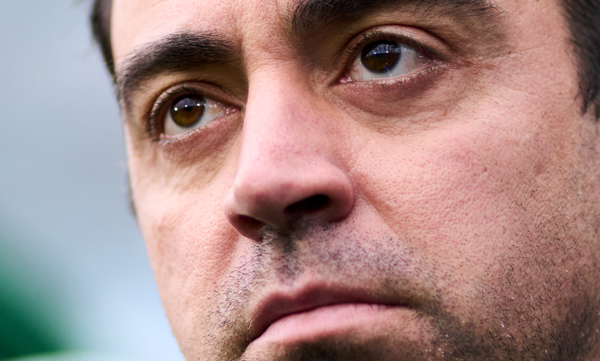 Xavi Hernandez of FC Barcelona
