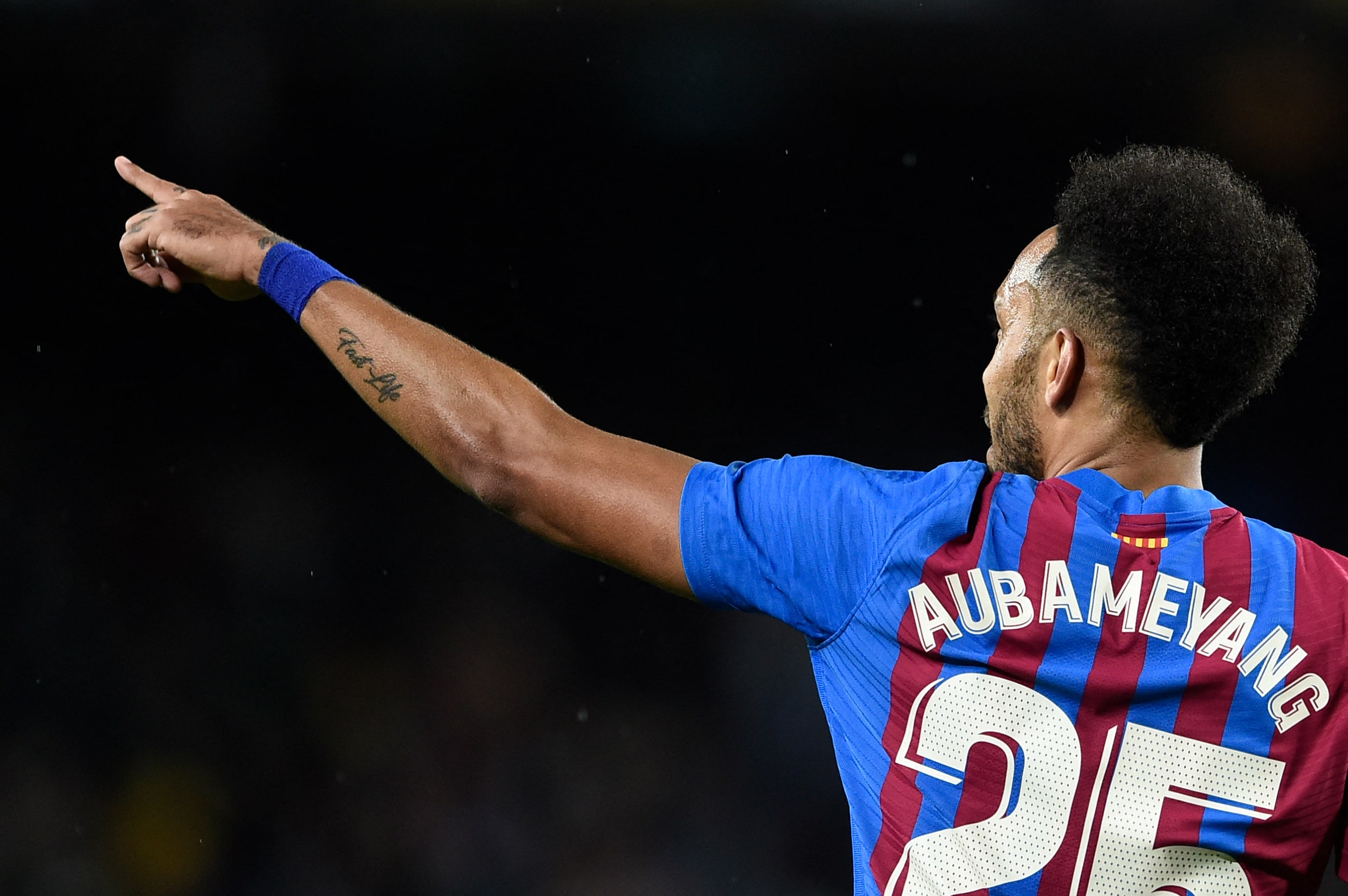 Pierre-Emerick Aubameyang of Barcelona