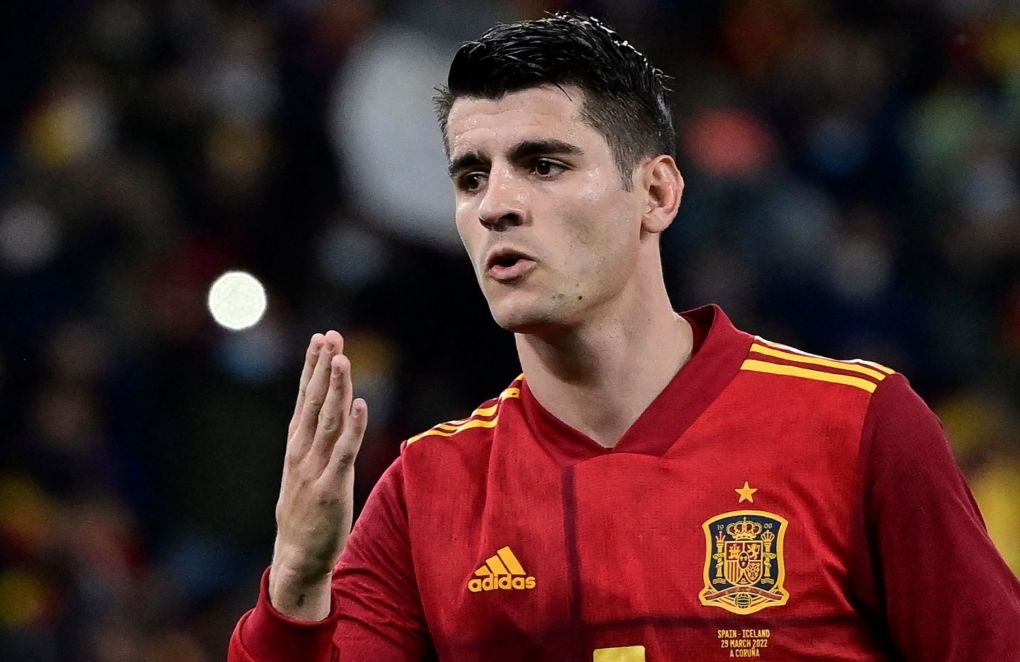 Alvaro Morata of Spain