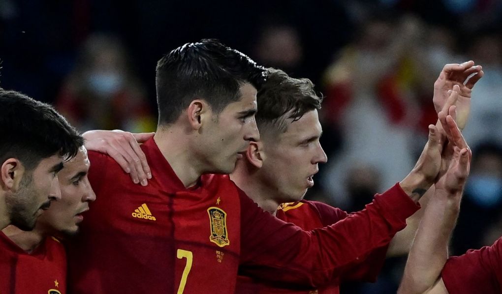Alvaro Morata of Spain