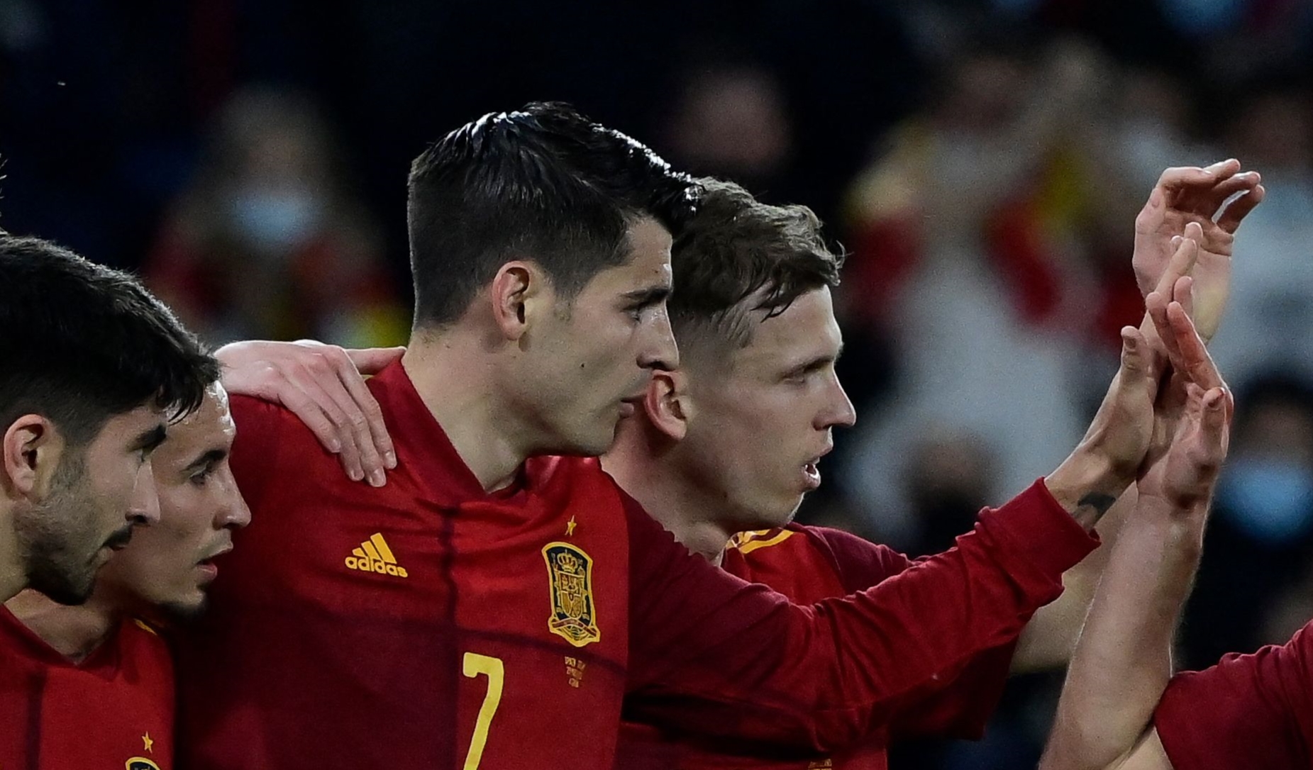 Alvaro Morata of Spain