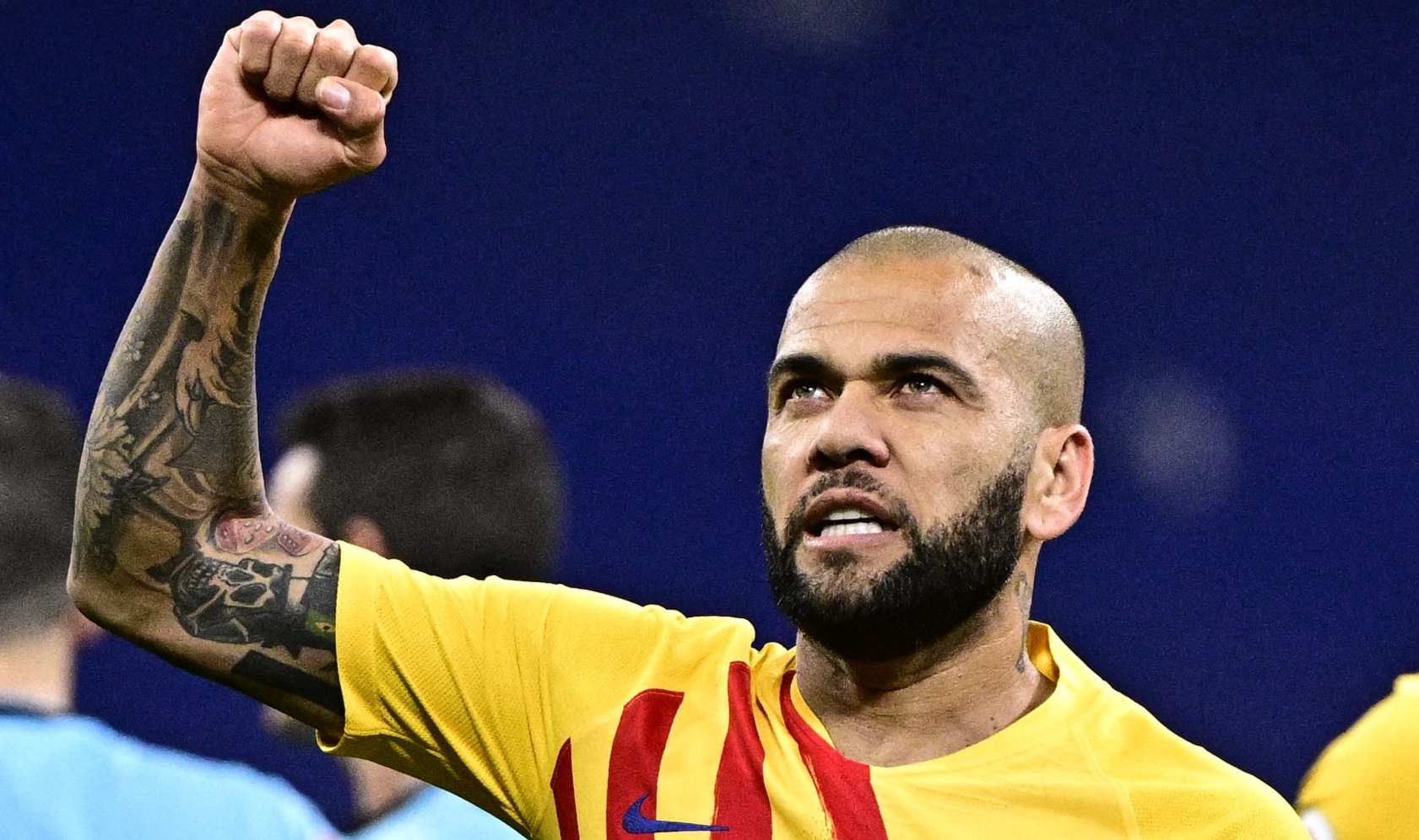 Dani Alves of FC Barcelona