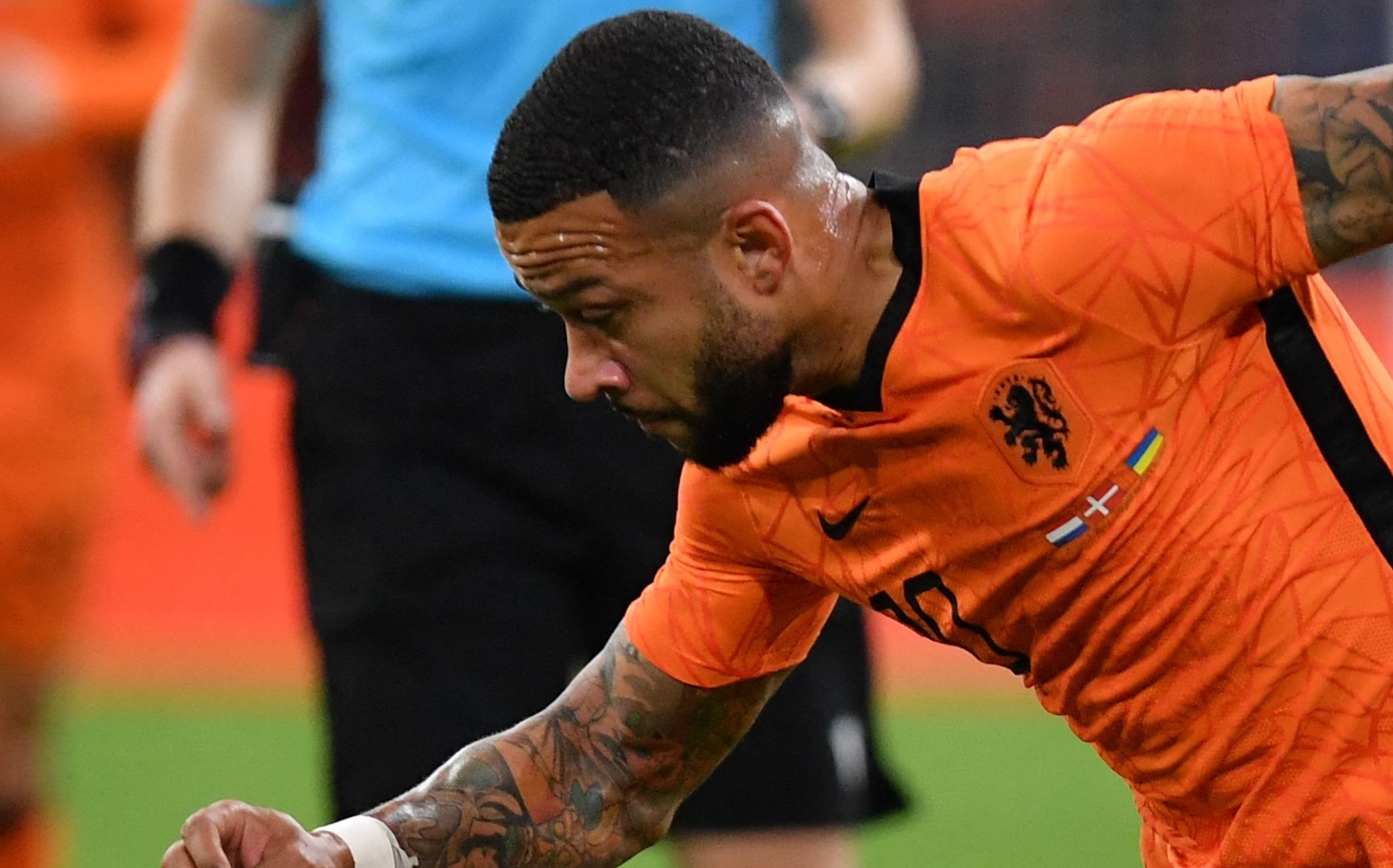 Memphis Depay of FC Barcelona