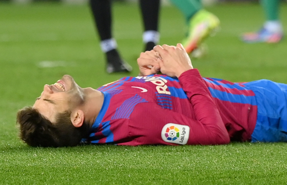 Gerard Pique of FC Barcelona