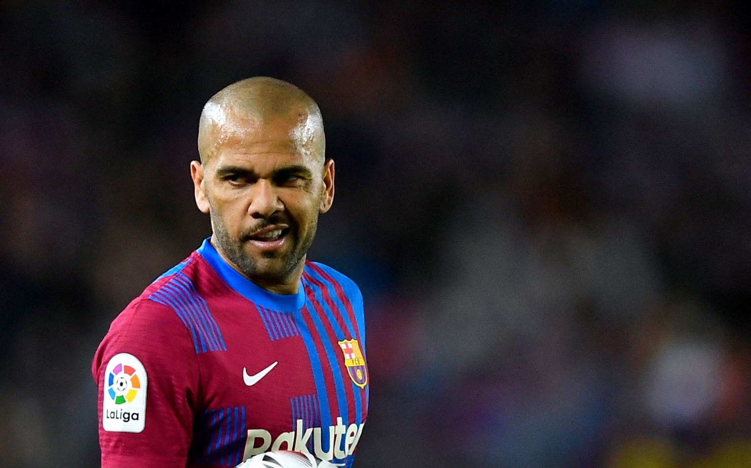 Dani Alves of FC Barcelona