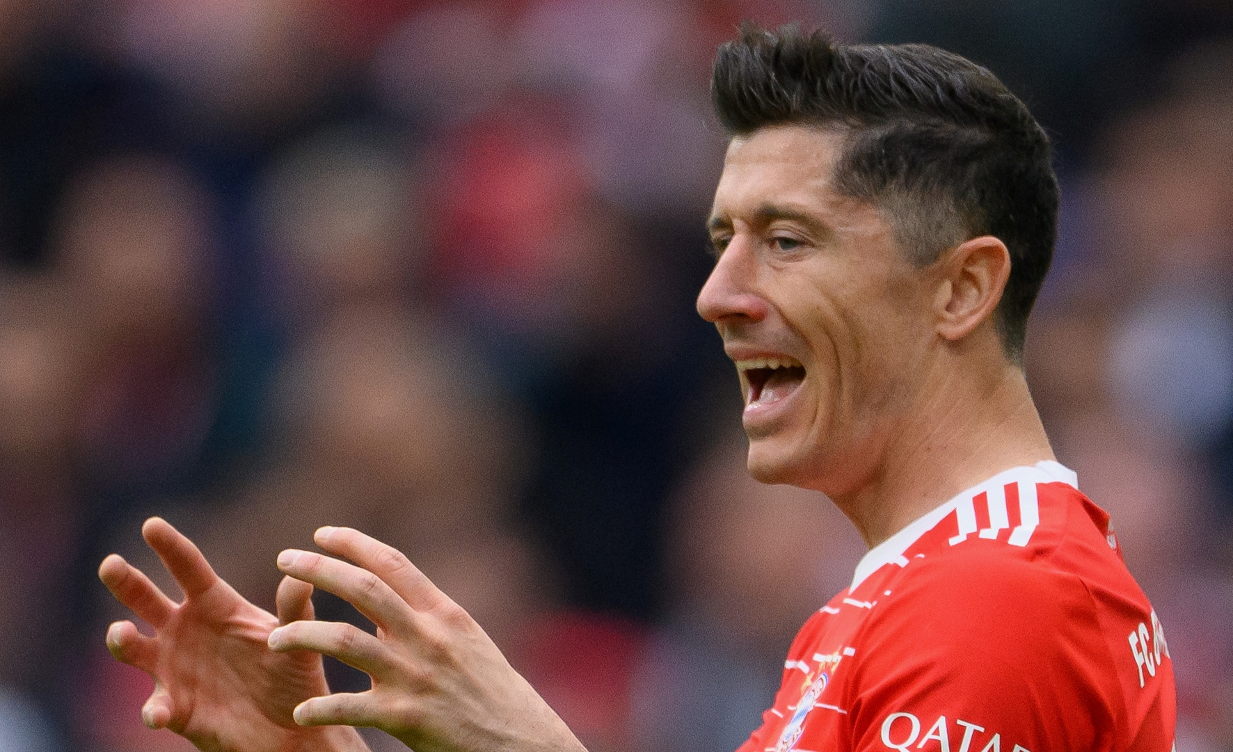 Robert Lewandowski of Bayern Munich