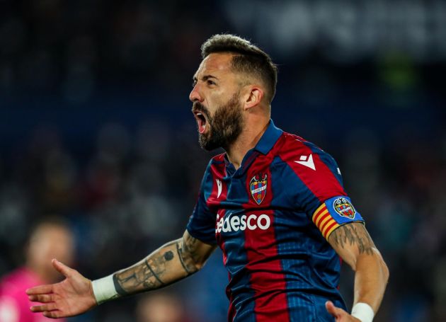 Jose Luis Morales is back in Primera with Levante.