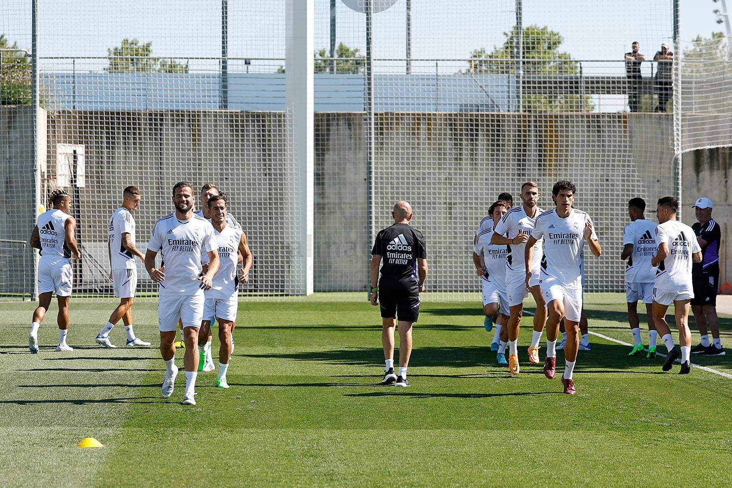 Pintus puts the Real Madrid side through their paces.