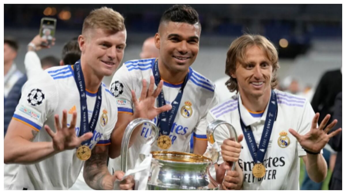 Toni Kroos Casemiro Luka Modric